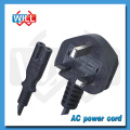 Factory Wholesale British AC power cord for Electric fan